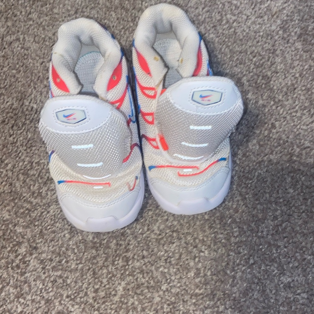 Nike Little Air Max Plus TN White/ Blue/ Pink TD Toddler Size 8C